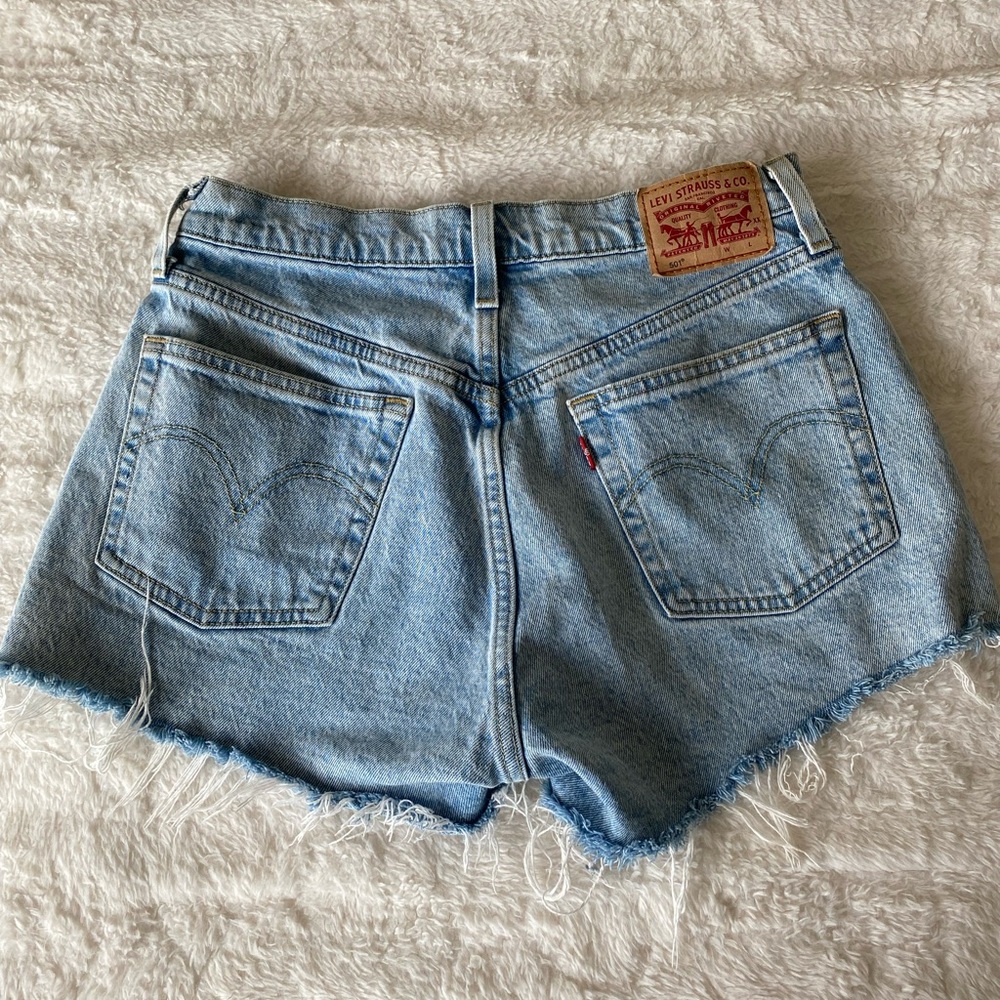 Levi's Women's Blue Denim Shorts
